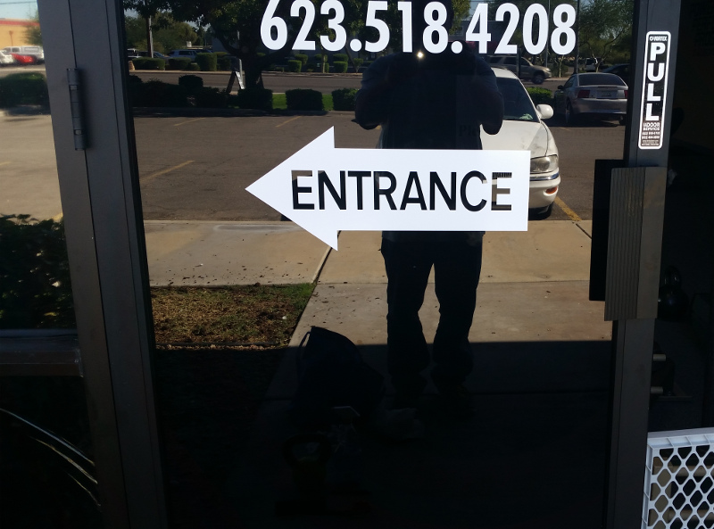 Indoor Business Office Window – Peoria AZ